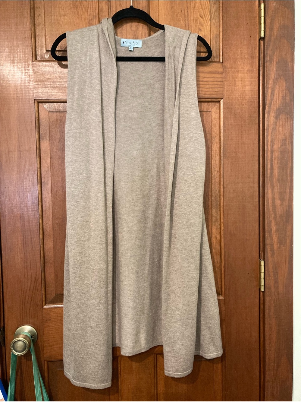 Joan Vass Woman’s Minimalist Open Front Duster XL